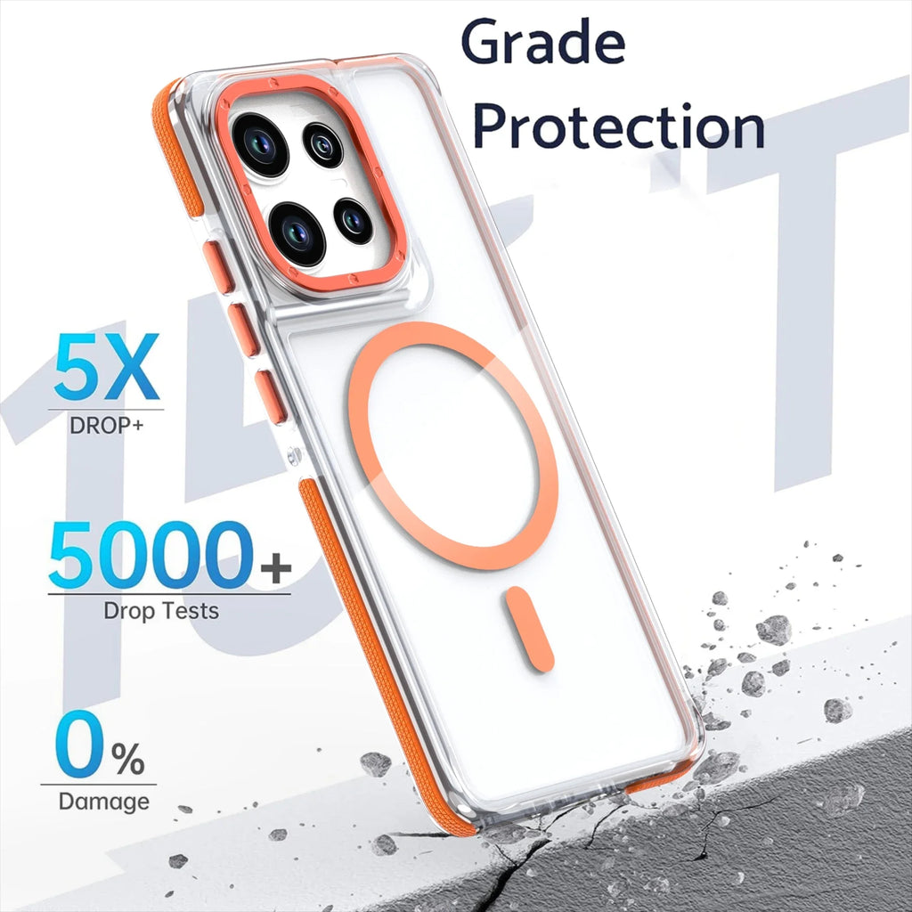 Magnetic Clear Case for Motorola Edge & Moto G Series