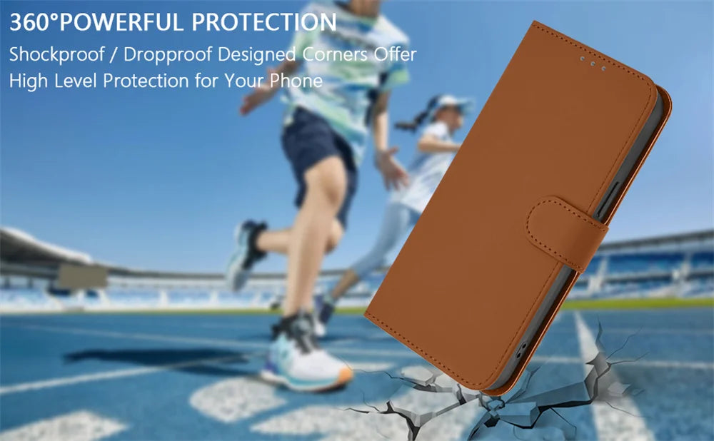 Magnetic Flip Leather Wallet Case – Google Pixel 6 / 7 / 8 / 9 / 10 Series