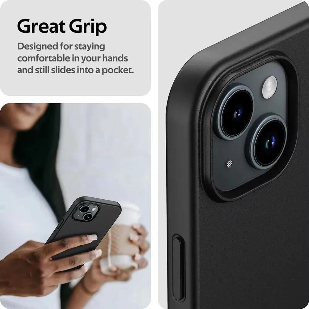 Luxury Matte Silicone Case for iPhone 16 / 15 / 14 / 13 / 12 / 11 / X / XR / XS / SE / 7 / 8 Series – Slim Full Coverage Back Cover