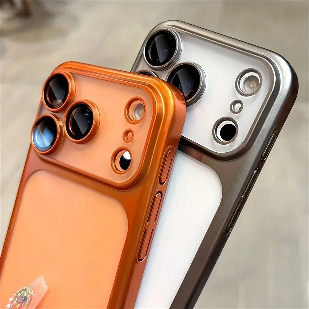 Matte Plated Hard PC Case for iPhone