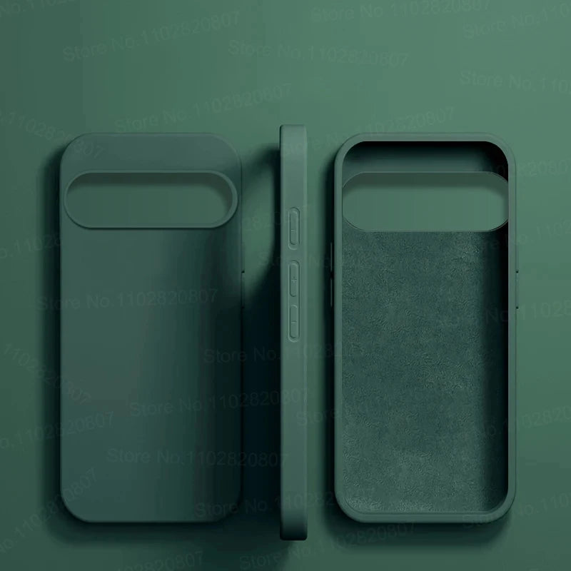 Luxury Liquid Silicone Case for Google Pixel 6–9 Pro XL