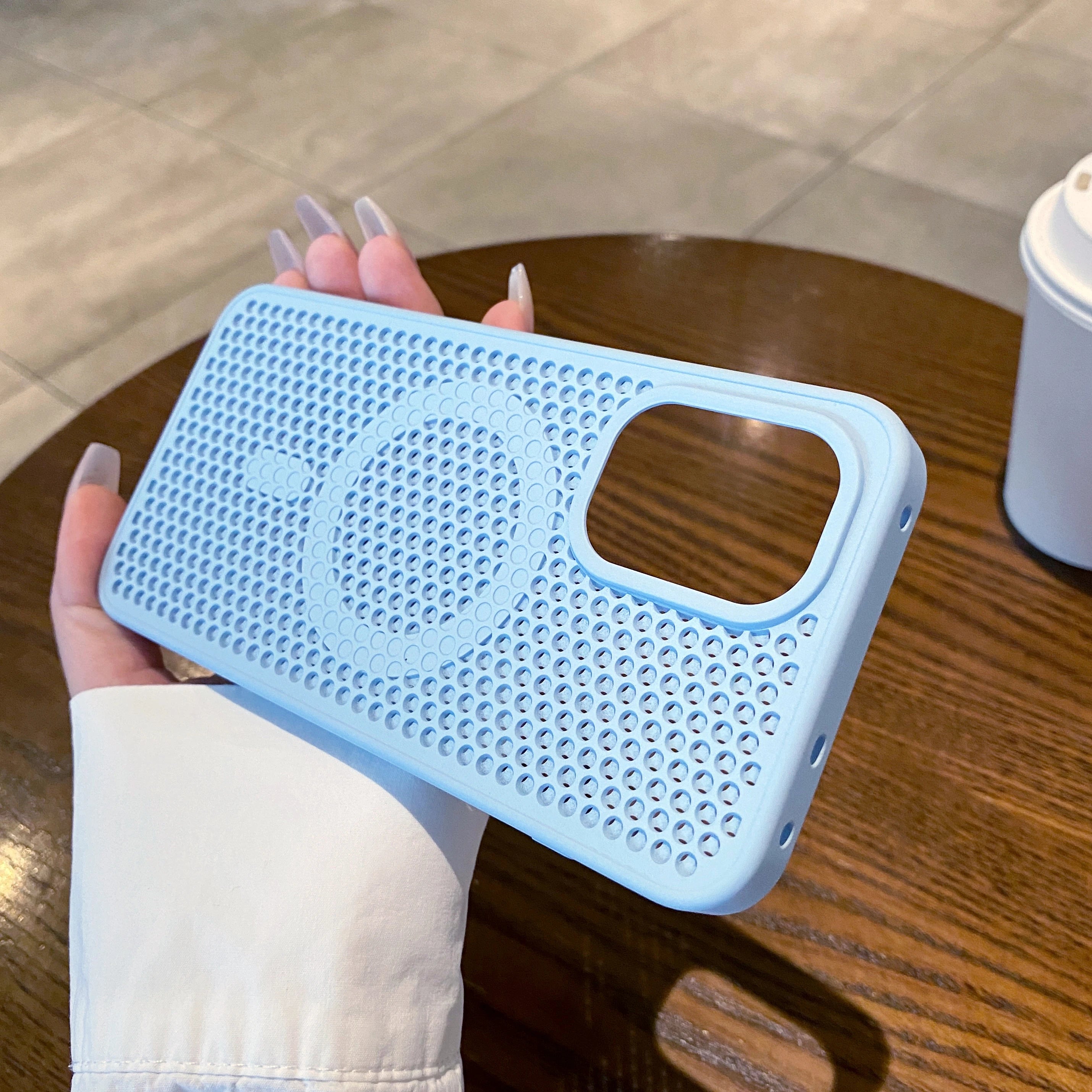 Cooling Mesh MagSafe Case for OnePlus 15 / 13 / 12 / Ace 6 / Ace 5 / Ace 3 Pro | Heat Dissipation Shockproof Cover