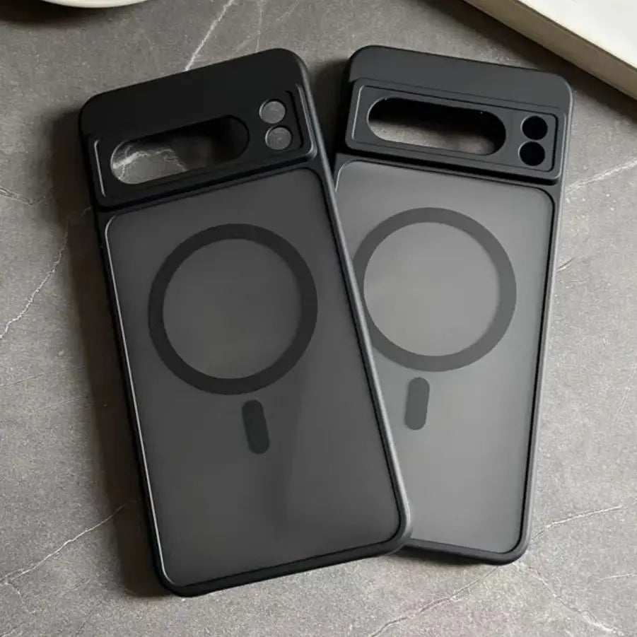 Matte Translucent MagSafe Armor Case for Google Pixel 6–11 Series