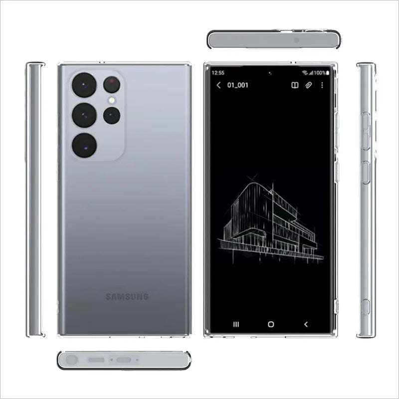 Clear Silicone Case — Samsung Galaxy Series