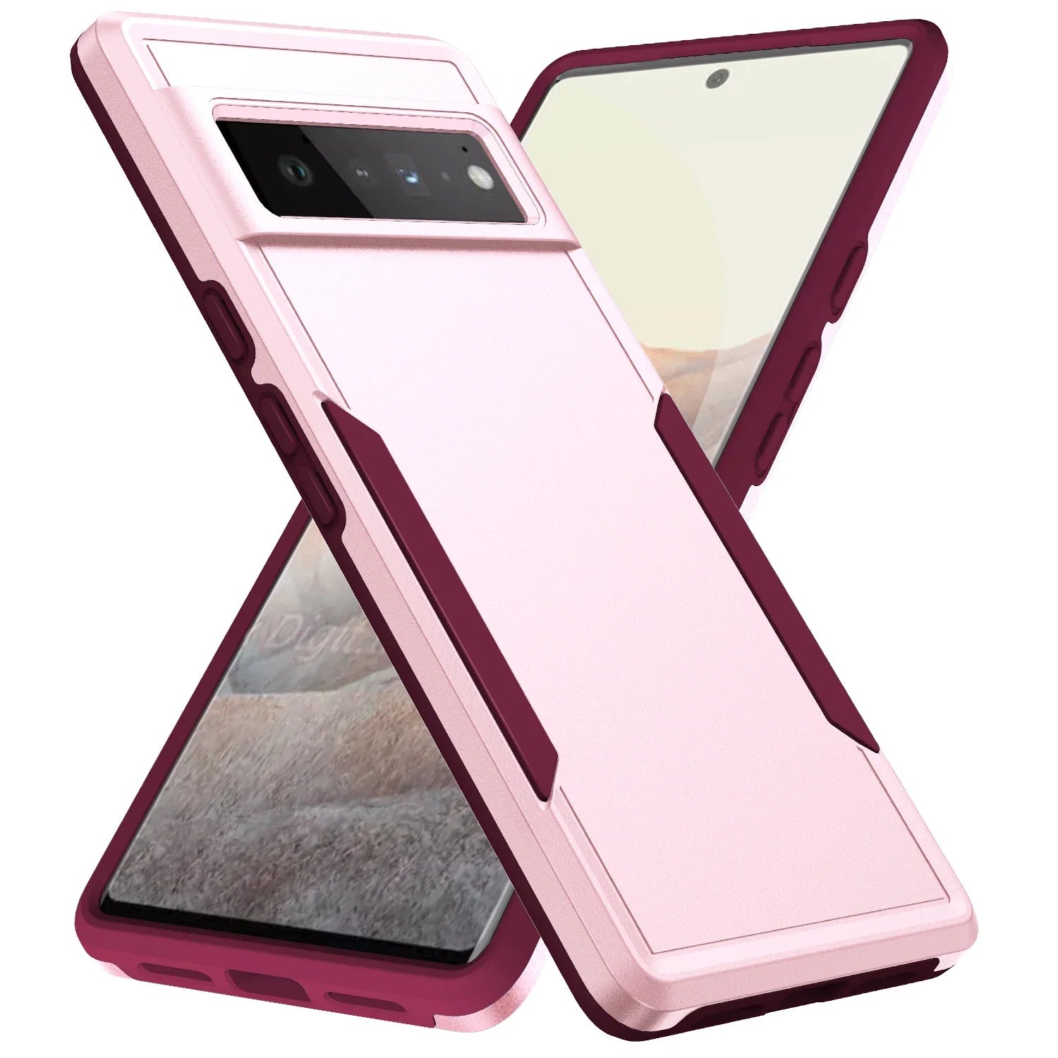 Heavy Duty Rugged Armor Case for Google Pixel 8 / 7 / 6 Series