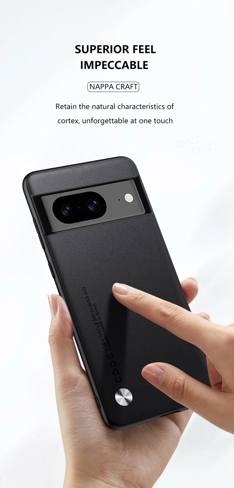 Carbon Fiber Leather & Silicone Case for Google Pixel