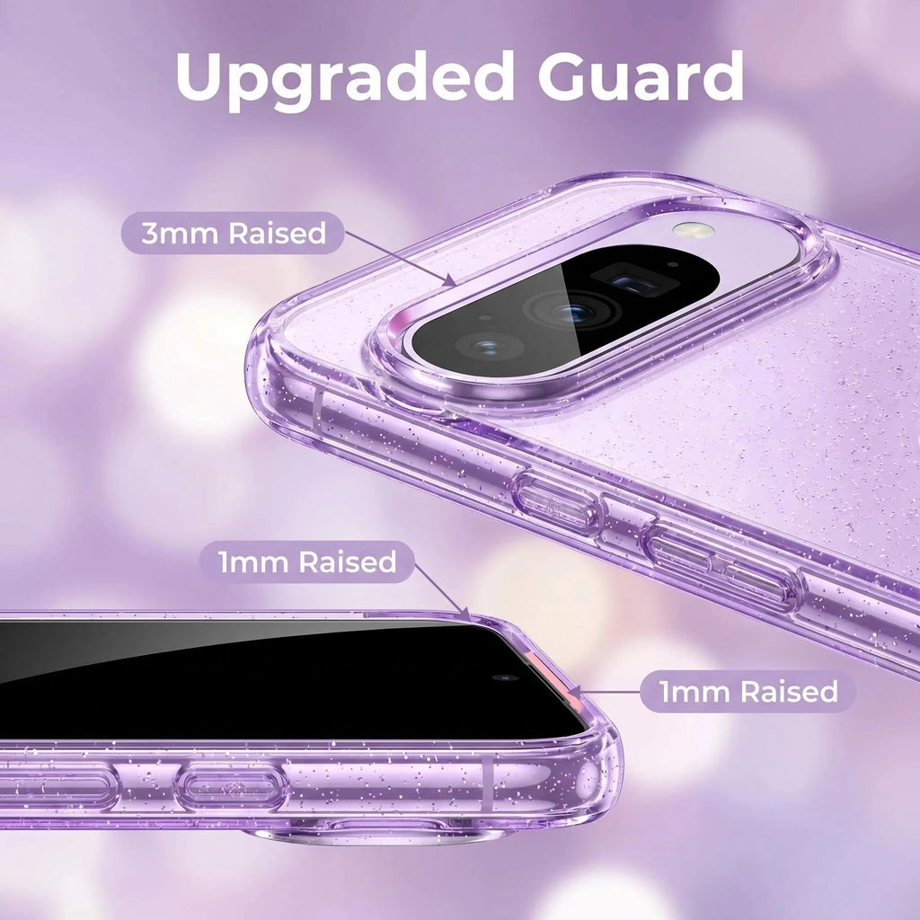 Glitter Jelly Transparent Case for Google Pixel 10A
