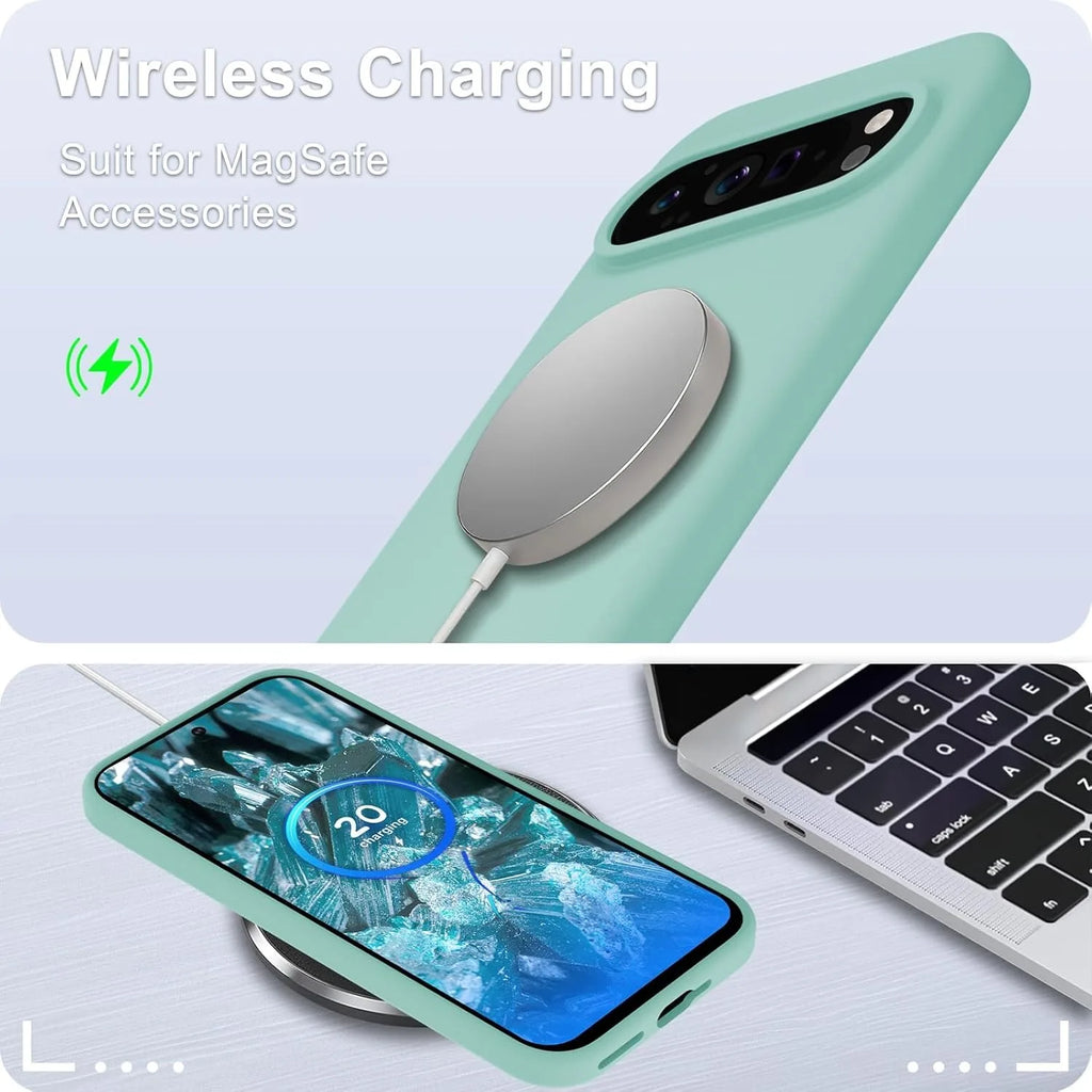 Liquid Silicone Soft TPU Case for Google Pixel 5–10 Pro XL