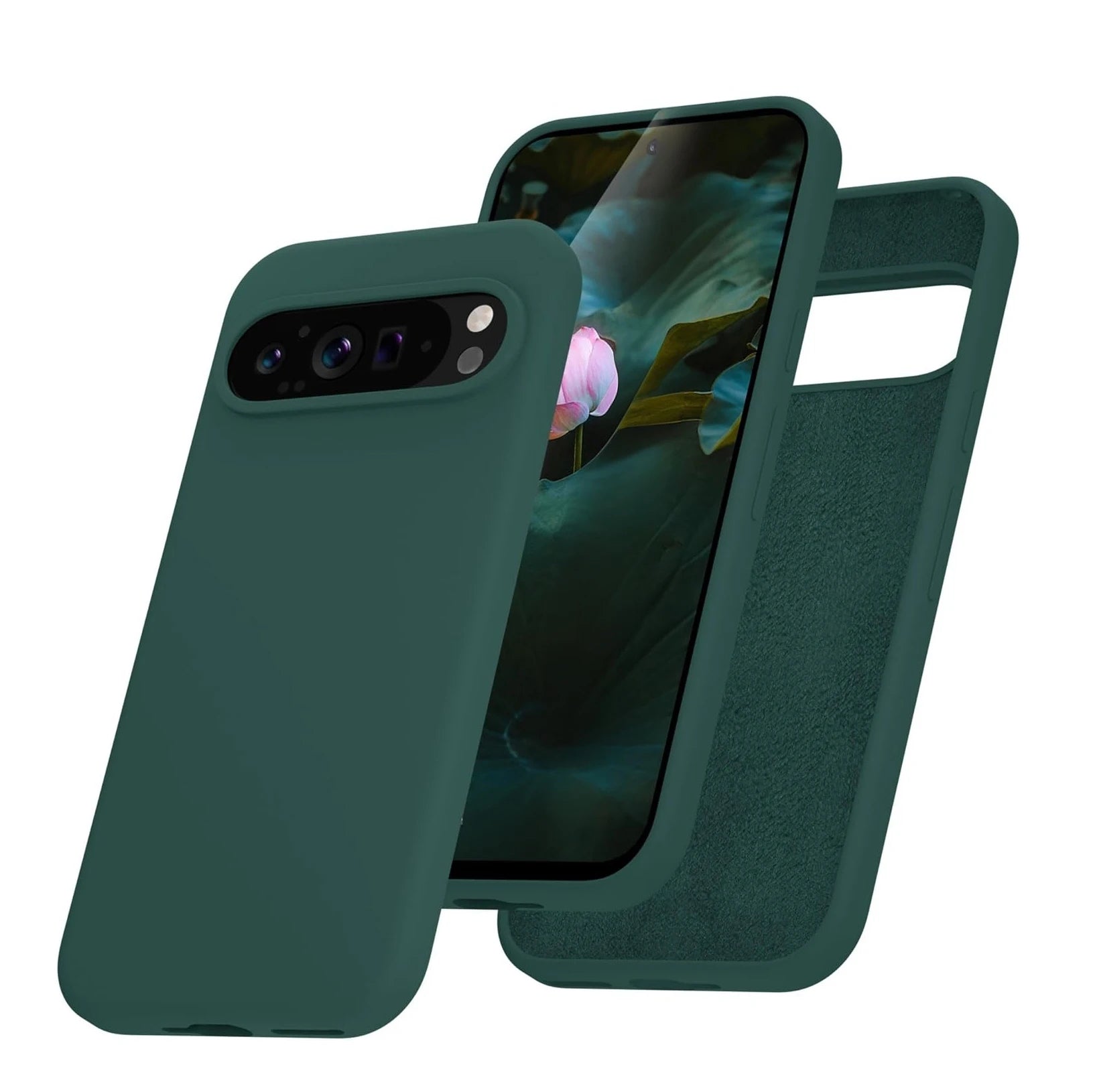 Liquid Silicone Soft TPU Case for Google Pixel 5–10 Pro XL