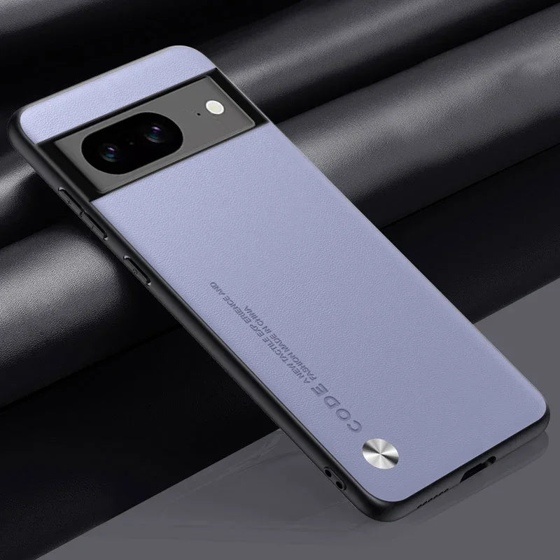 Carbon Fiber Leather & Silicone Case for Google Pixel