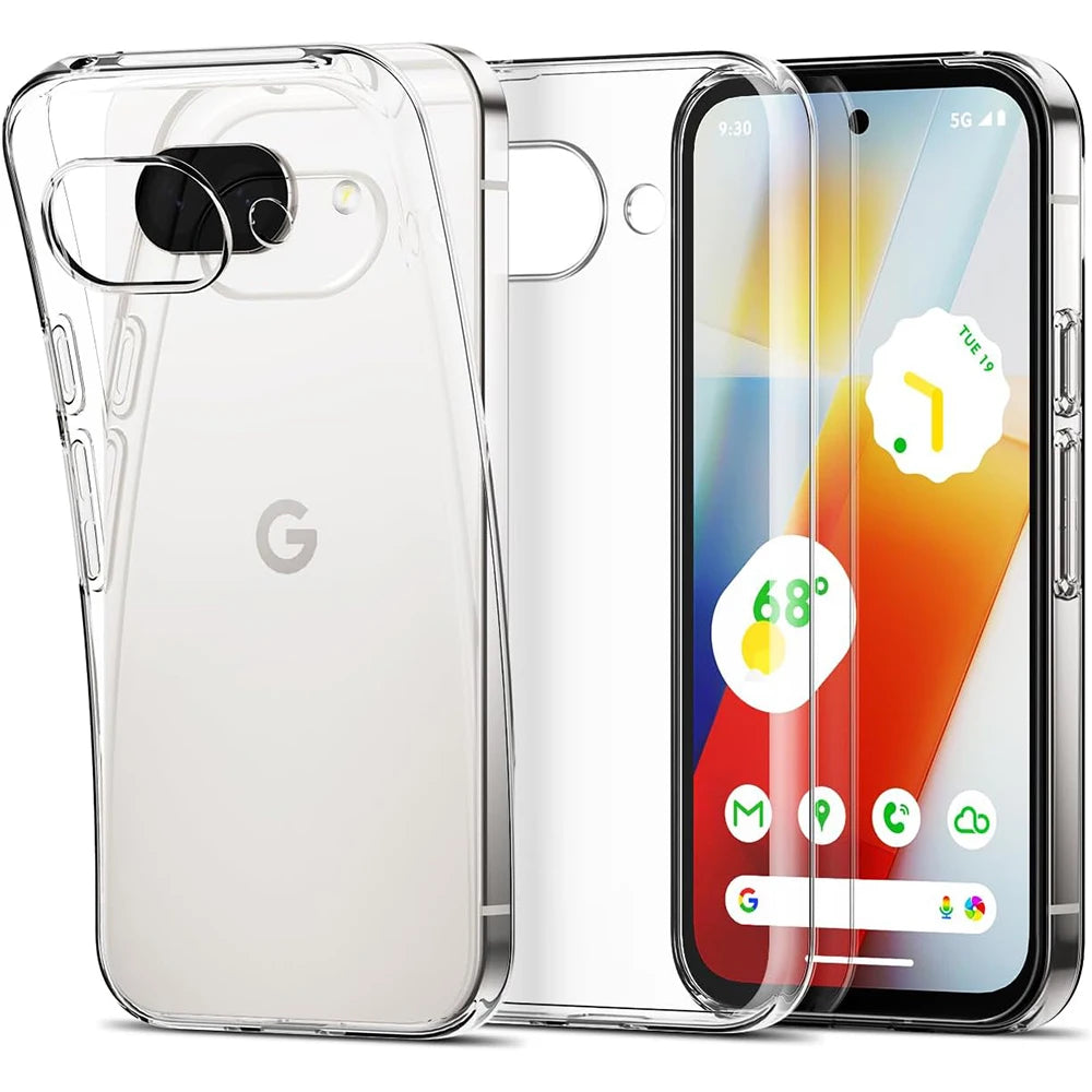 Clear Silicone Case for Google Pixel — Ultra-Thin Transparent Soft Cover