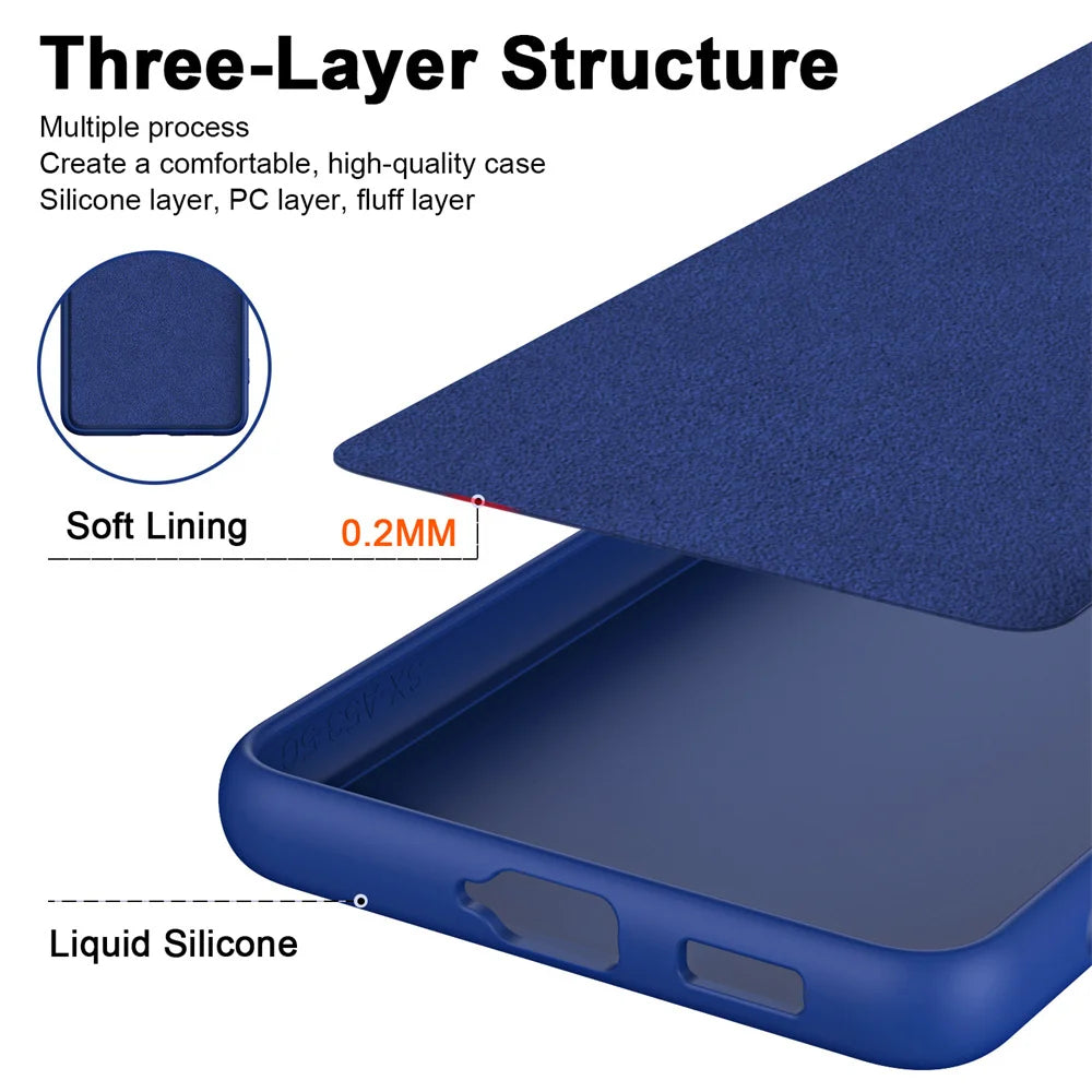 Skin-Feel Liquid Silicone Case for Motorola Moto G32 / G34 / G35 / G54 / G84 5G & Edge 30 / 40 / 50 NEO / Pro / Fusion