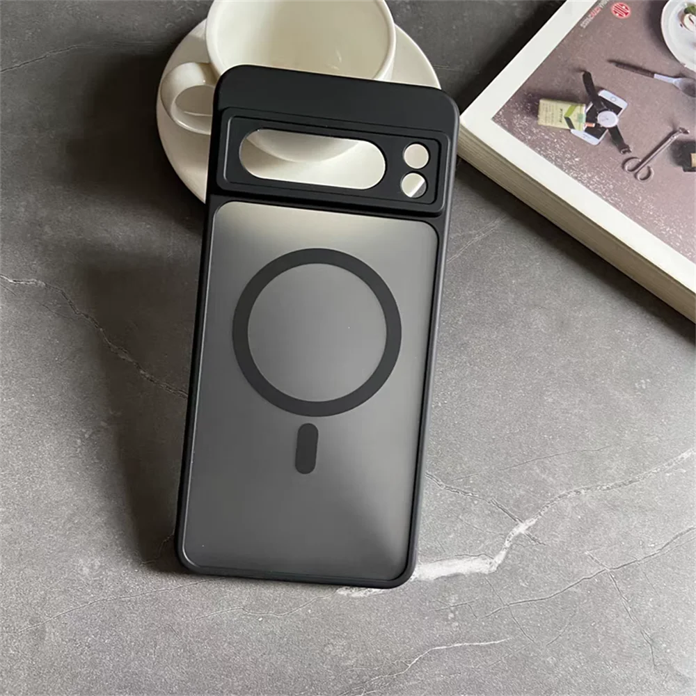 Matte Translucent MagSafe Armor Case for Google Pixel 6–11 Series