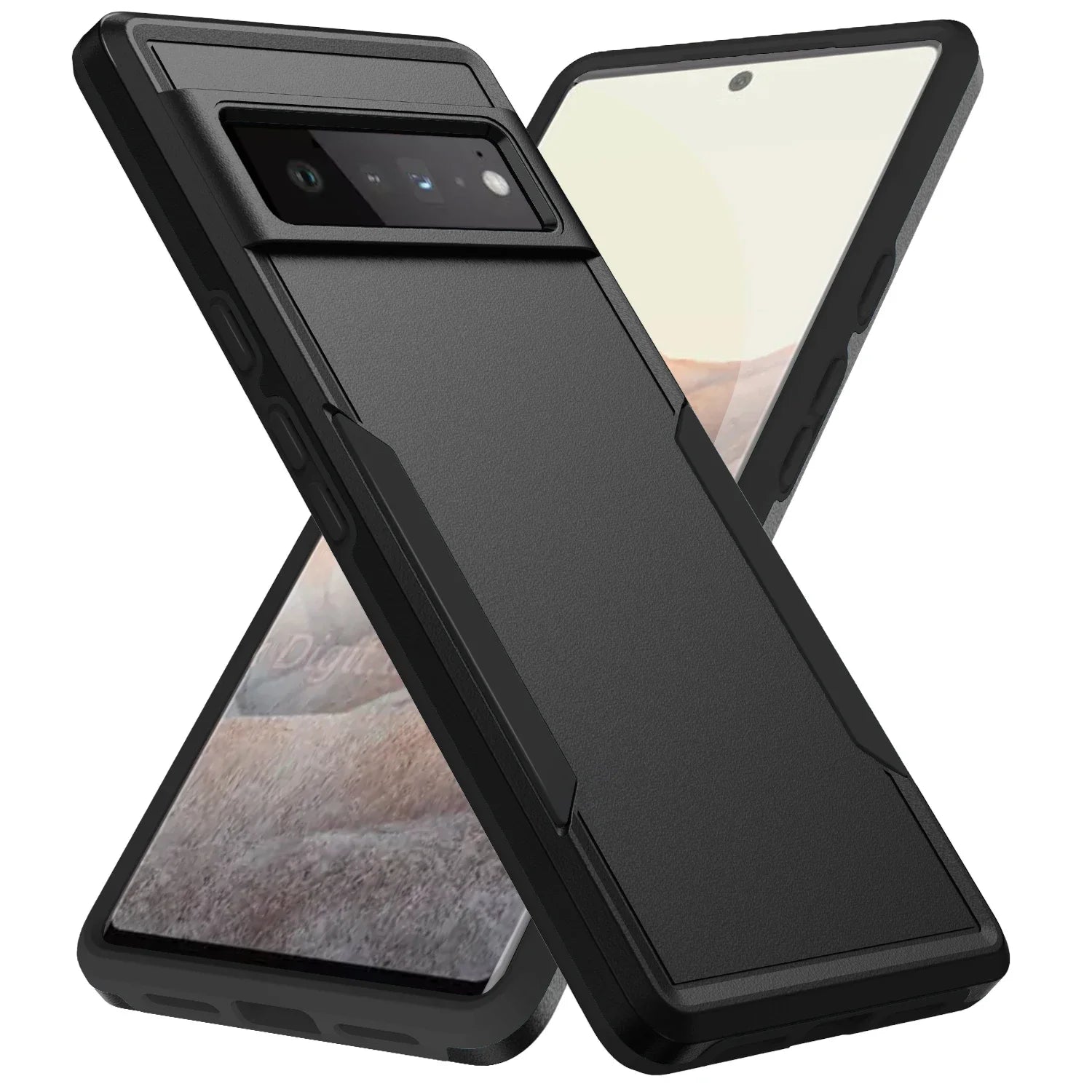 Heavy Duty Rugged Armor Case for Google Pixel 8 / 7 / 6 Series