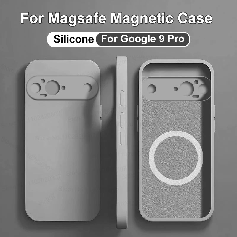 Luxury Liquid Silicone MagSafe Case for Google Pixel