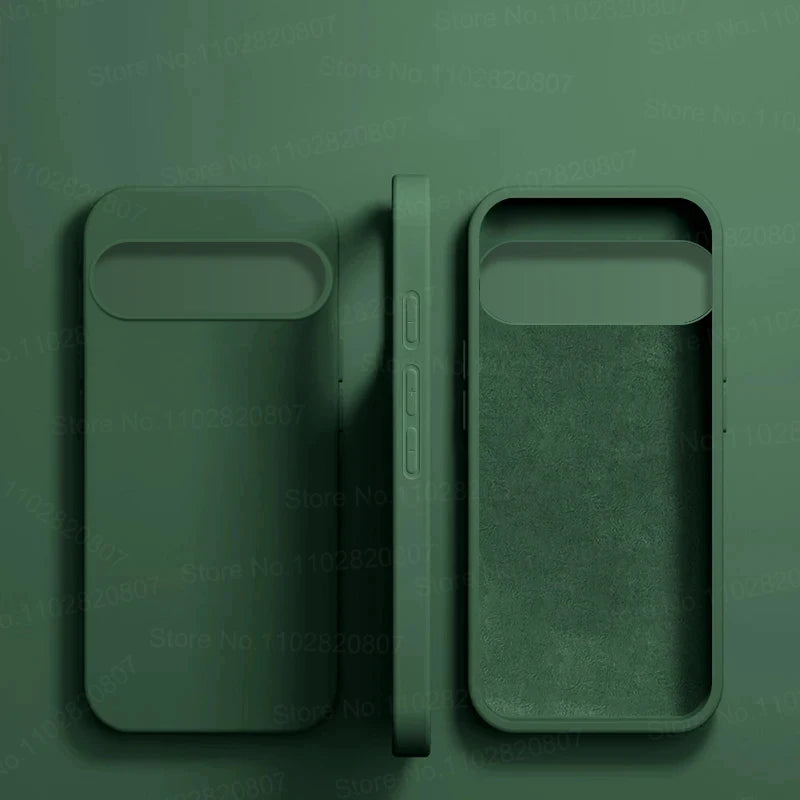 Luxury Liquid Silicone Case for Google Pixel 6–9 Pro XL