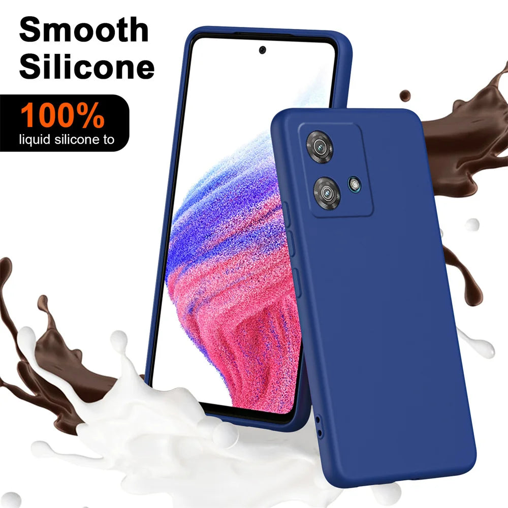 Skin-Feel Liquid Silicone Case for Motorola Moto G32 / G34 / G35 / G54 / G84 5G & Edge 30 / 40 / 50 NEO / Pro / Fusion