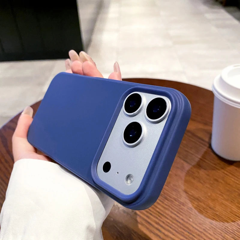 Matte Silicone Case for iPhone — Soft TPU Candy Color Cover