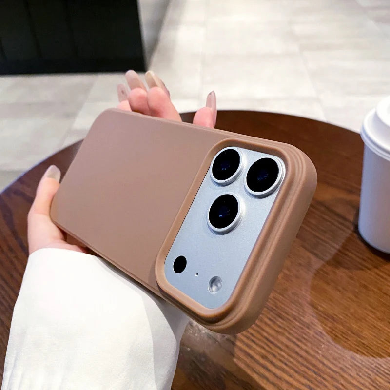 Matte Silicone Case for iPhone — Soft TPU Candy Color Cover