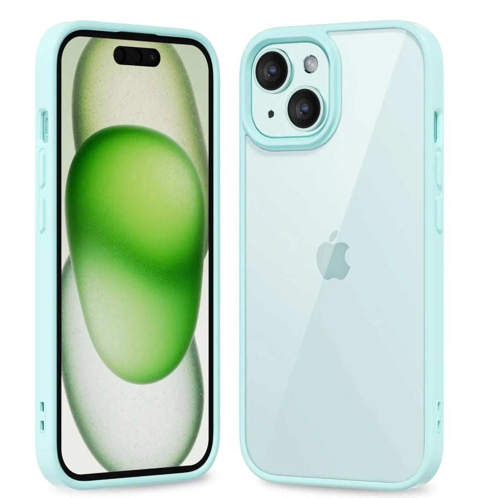Colour Silicone iPhone Case – Transparent Shockproof Bumper Cover