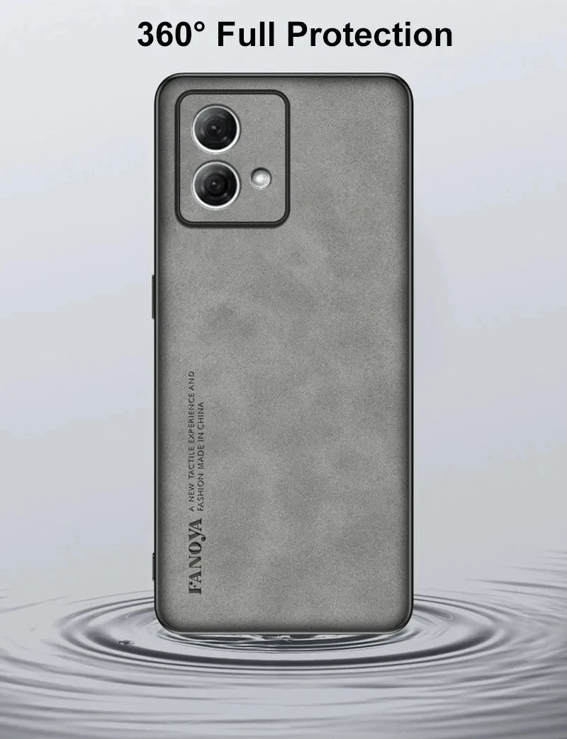 Motorola Moto G Series Leather Case – Retro Business Back Cover