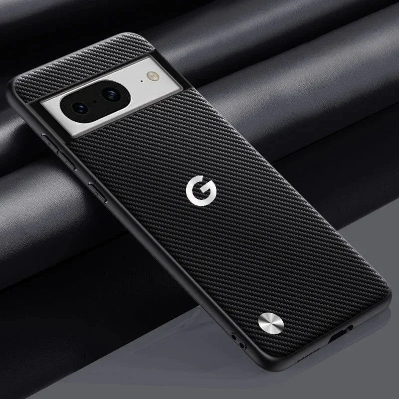Luxury Kevlar Leather Matte Case for Google Pixel 6A–11 Pro XL