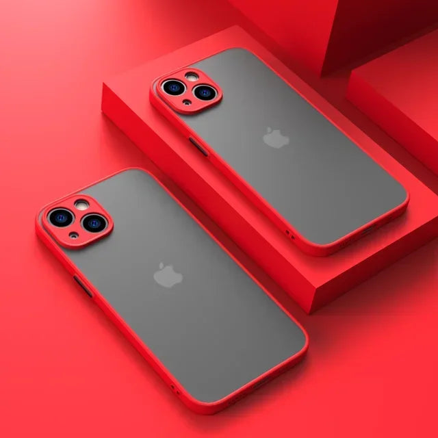 Matte Soft Silicone Case — iPhone 6–15 Series