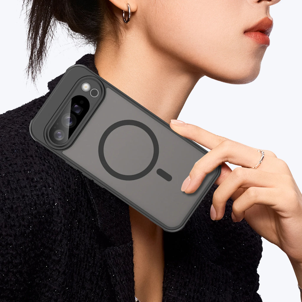 Matte Transparent Magnetic Case for Google Pixel