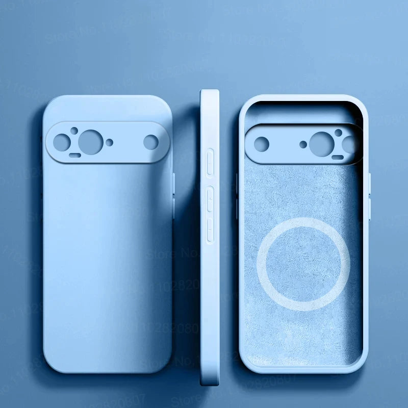 Luxury Liquid Silicone MagSafe Case for Google Pixel