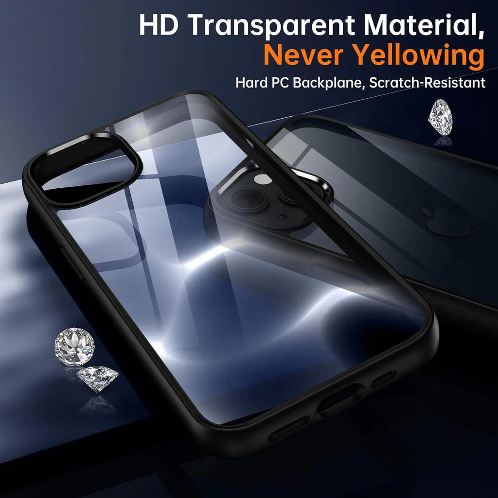 Colour Silicone iPhone Case – Transparent Shockproof Bumper Cover