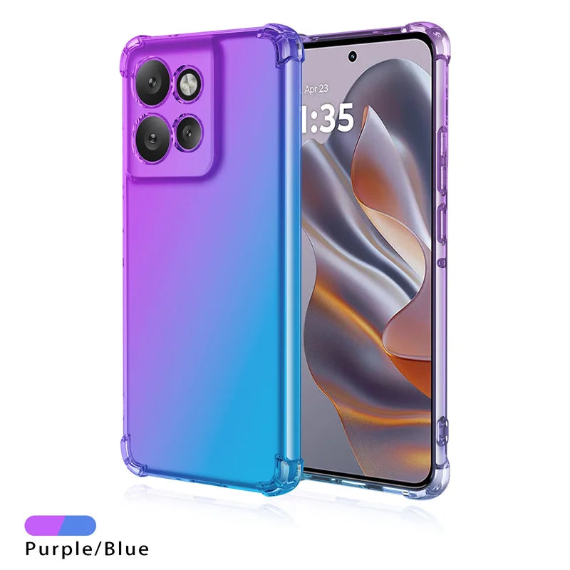 Motorola Edge Case – Gradient TPU Silicone Cover