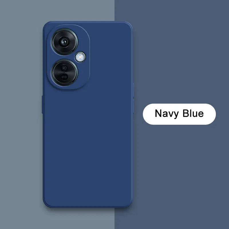 Square-Edge Liquid Silicone Case for OnePlus Nord CE 3 / CE 3 Lite / N30 & OPPO K11x – Full Coverage Shockproof Cover