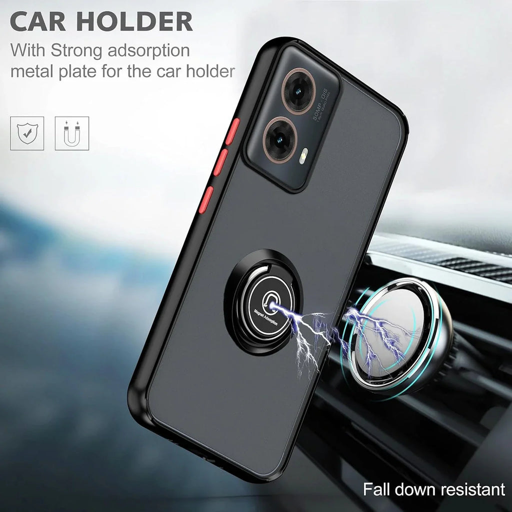 Motorola Moto Armor Matte Ring Case