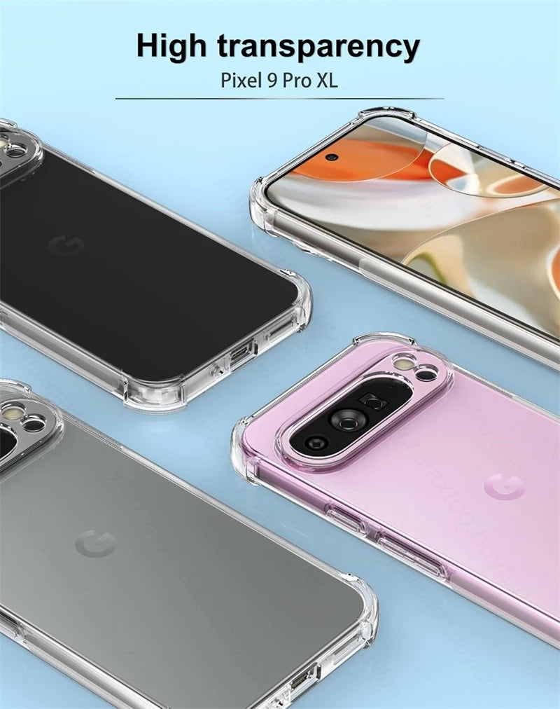 Clear Slim TPU Case for Google Pixel 9 & 10 Series