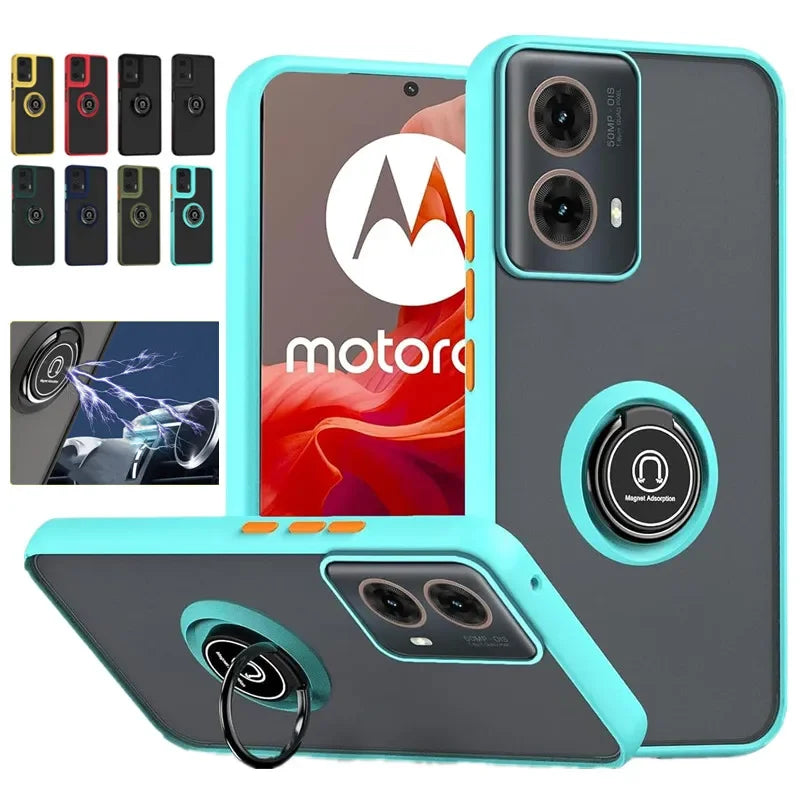 Motorola Moto Armor Matte Ring Case