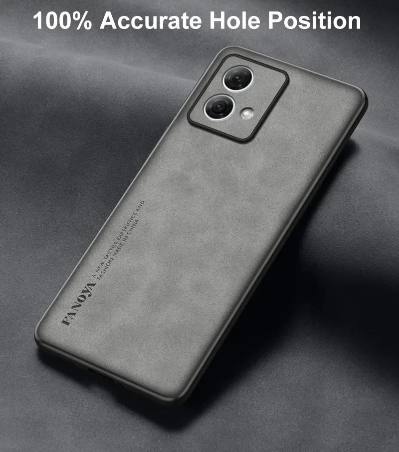 Motorola Moto G Series Leather Case – Retro Business Back Cover