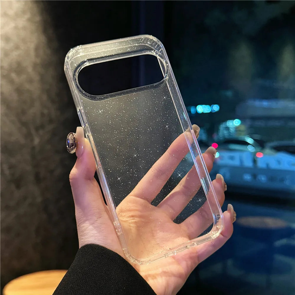 Glitter Clear Case for Google Pixel — Bling Starry Sky Shockproof Cover