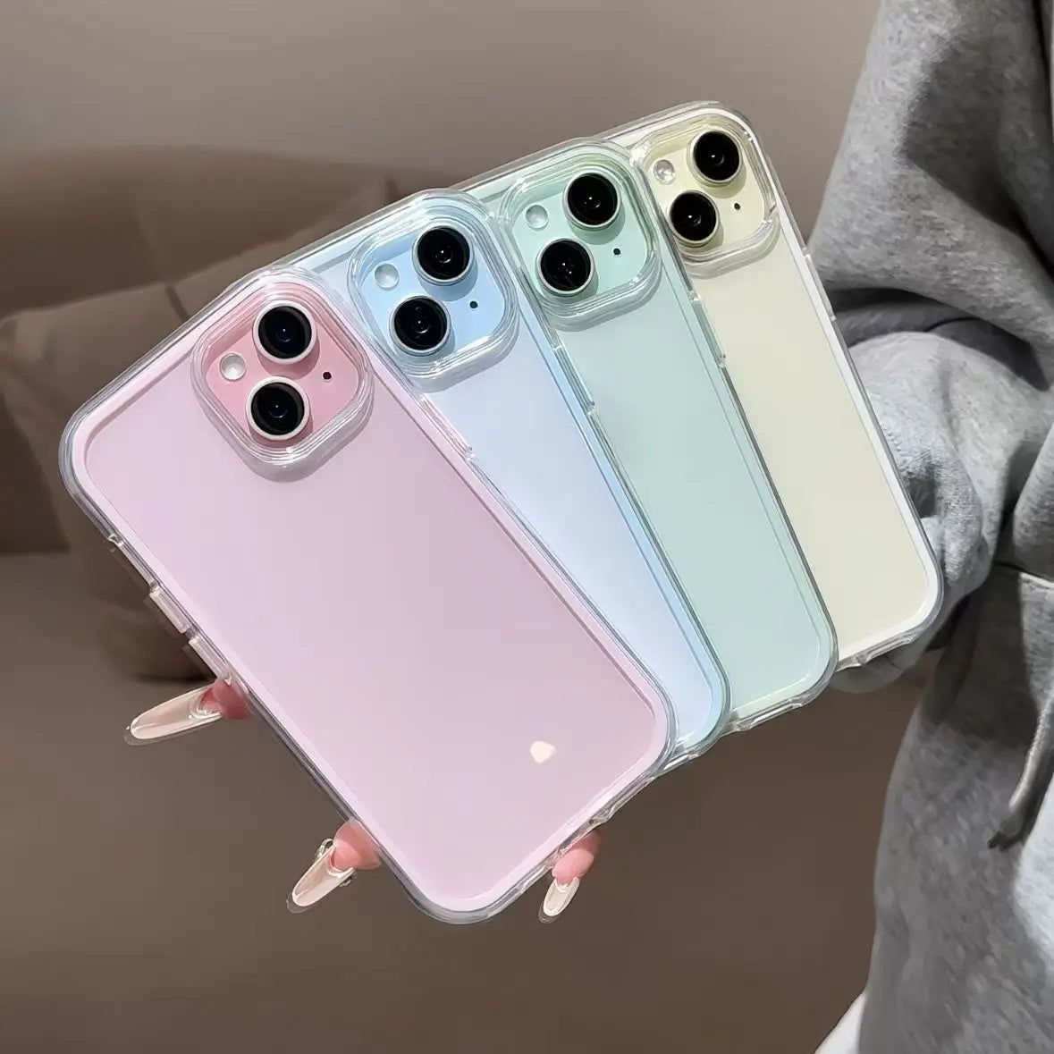 Clear Bumper Case for iPhone