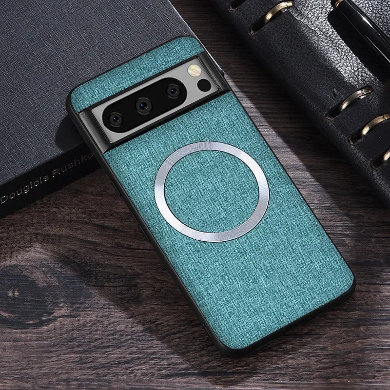 MagSafe Fabric Cloth Case for Google Pixel 6–10 Series