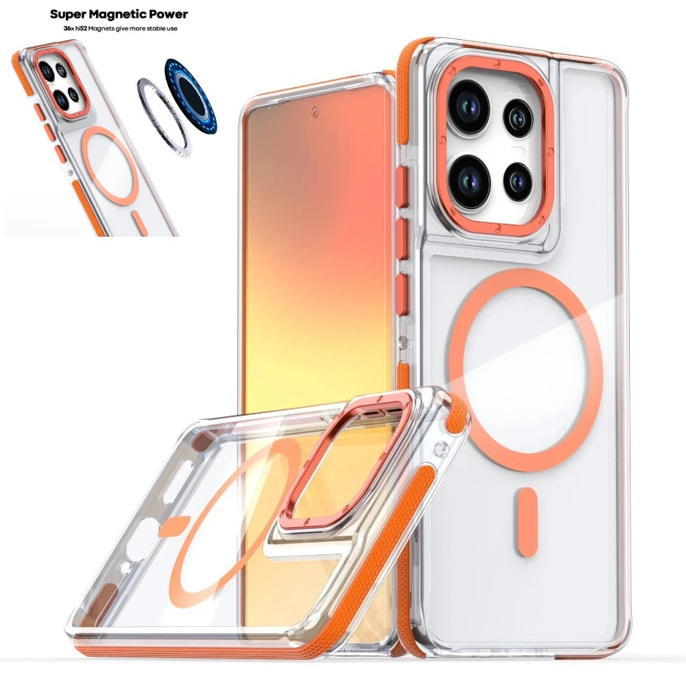 Magnetic Clear Case for Motorola Edge & Moto G Series