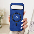 Luxury Leather MagSafe Phone Case for Google Pixel