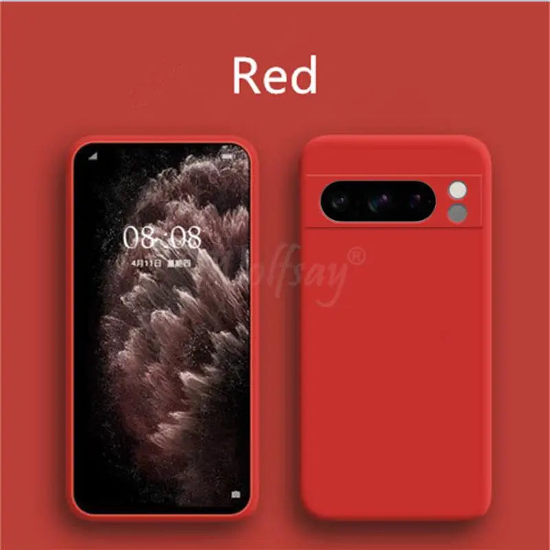 Liquid Silicone Soft TPU Case for Google Pixel 6–10 Pro XL