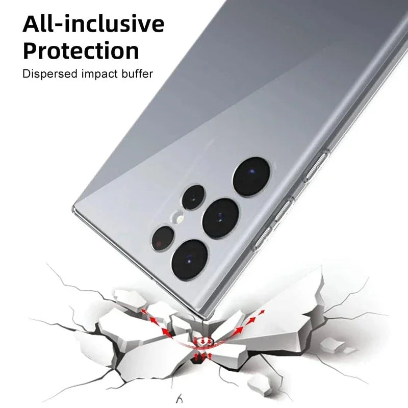 Clear Silicone Case — Samsung Galaxy Series