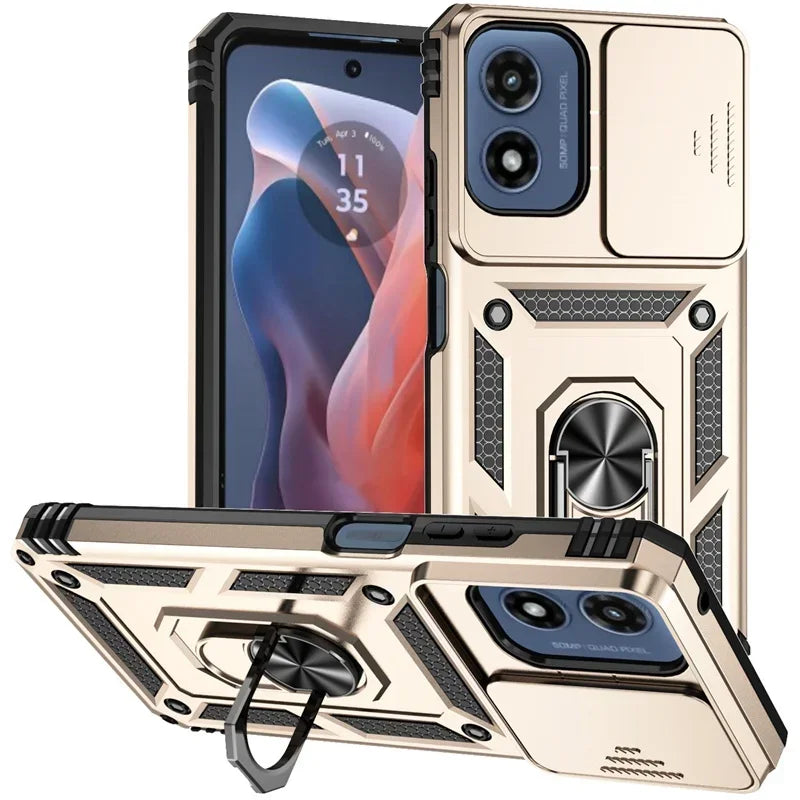 Armor Ring Holder Case for Motorola Moto G & E Series