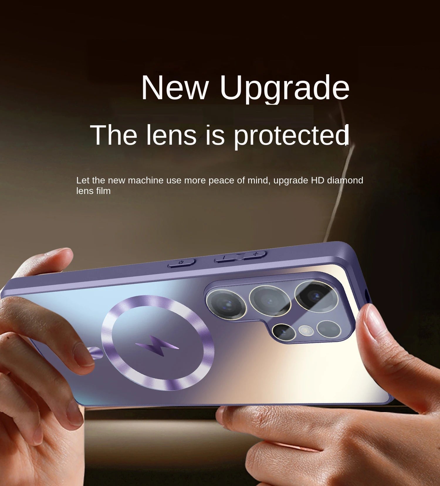 Ultra-Thin AG Matte MagSafe Case for Samsung Galaxy S26 / S25 / S24 / S23 Series | Glass Lens Protector Shockproof Cover