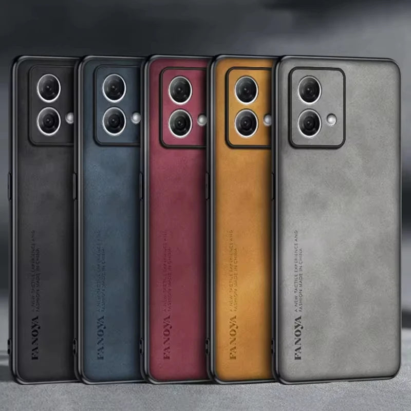 Motorola Moto G Series Leather Case – Retro Business Back Cover