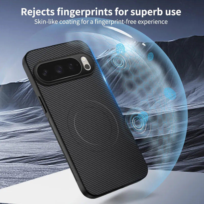 Carbon Fiber Bumper Case for Google Pixel — MagSafe Compatible