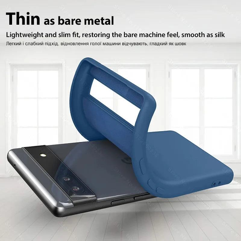 Luxury Liquid Silicone Case for Google Pixel