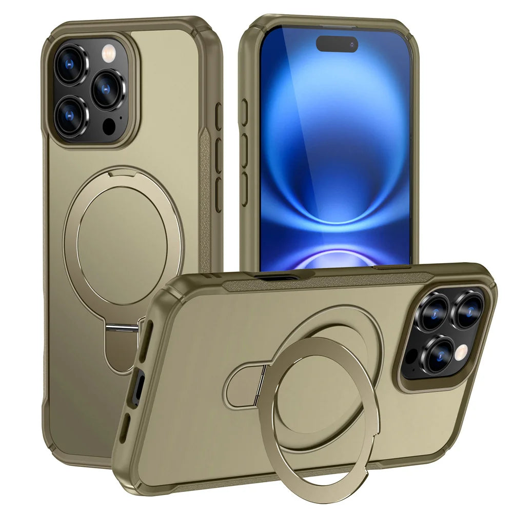 MagSafe Magnetic Stand Case — iPhone 11–18 Series