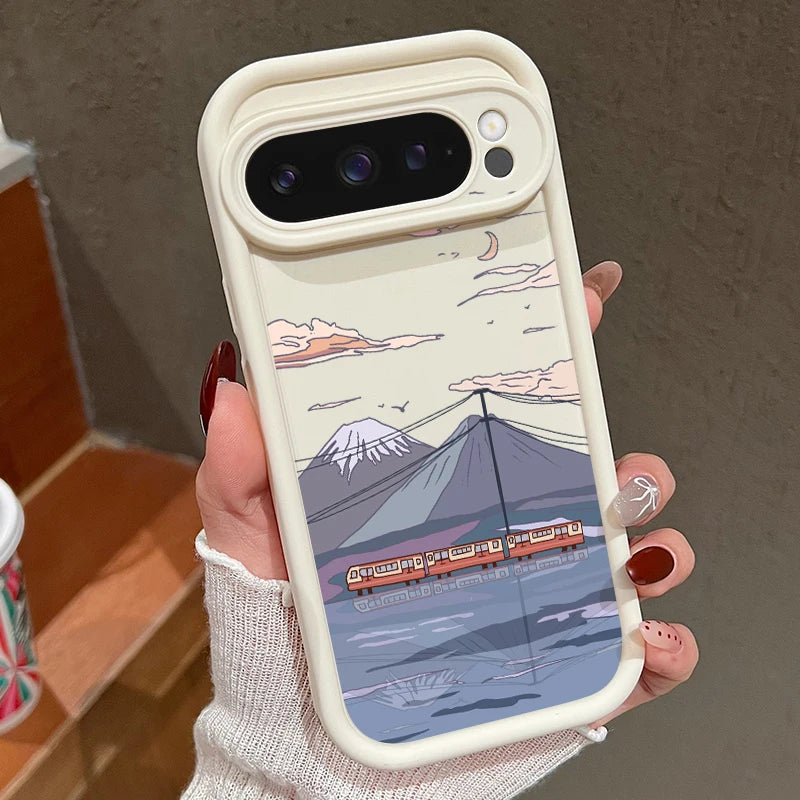 Landscape Pattern Soft TPU Case for Google Pixel